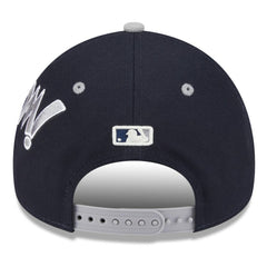 New York Yankees New Era 2025 MLB Diamond Hero Edition A-Frame 9FORTY Adjustable Hat - Navy/Gray Hats