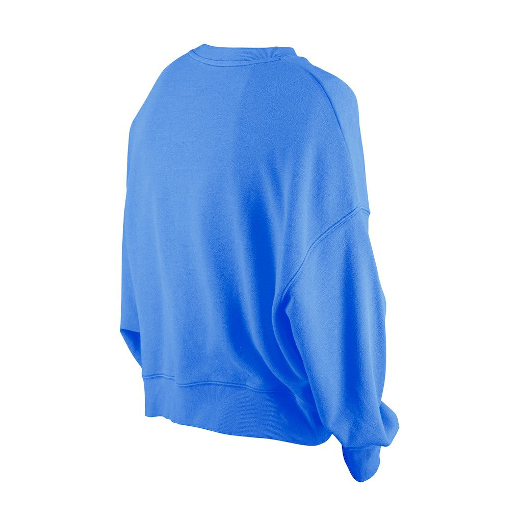 Philadelphia 76ers Women's Boxy Throwback Mineral Wash Sweatshirt Royal