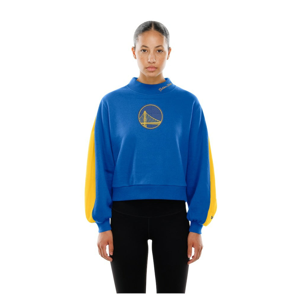 Golden State Warriors Women's Sport Night Balloon Sleeves Sweatshirt Royal
