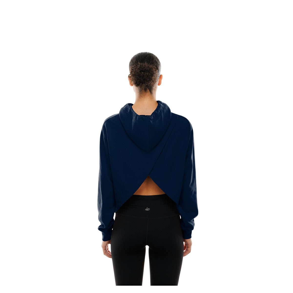 Minnesota Timberwolves Women's Glam Game Open Back Hoodie Navy