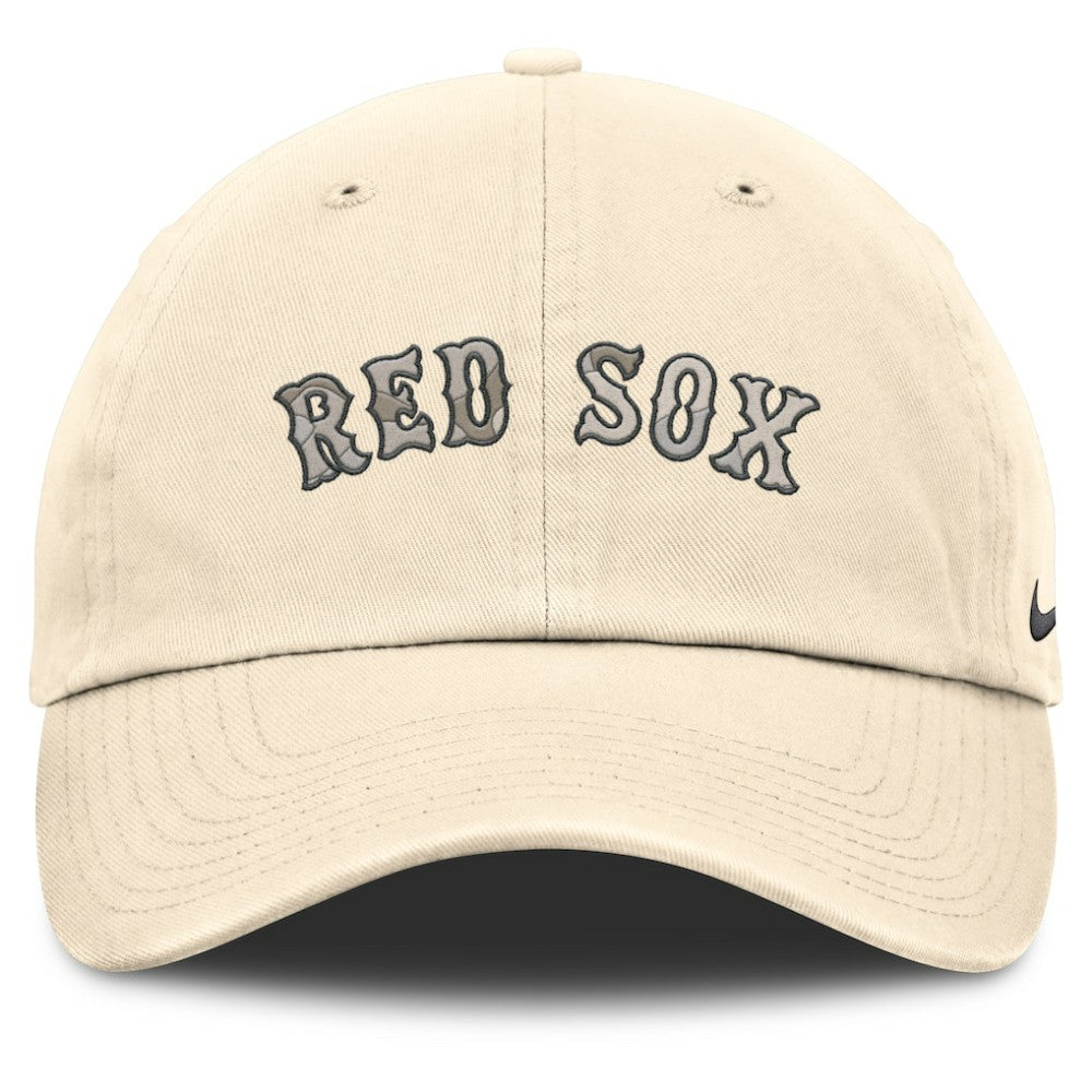 Boston Red Sox Nike Camo Pack Club Adjustable Hat - Natural Hats