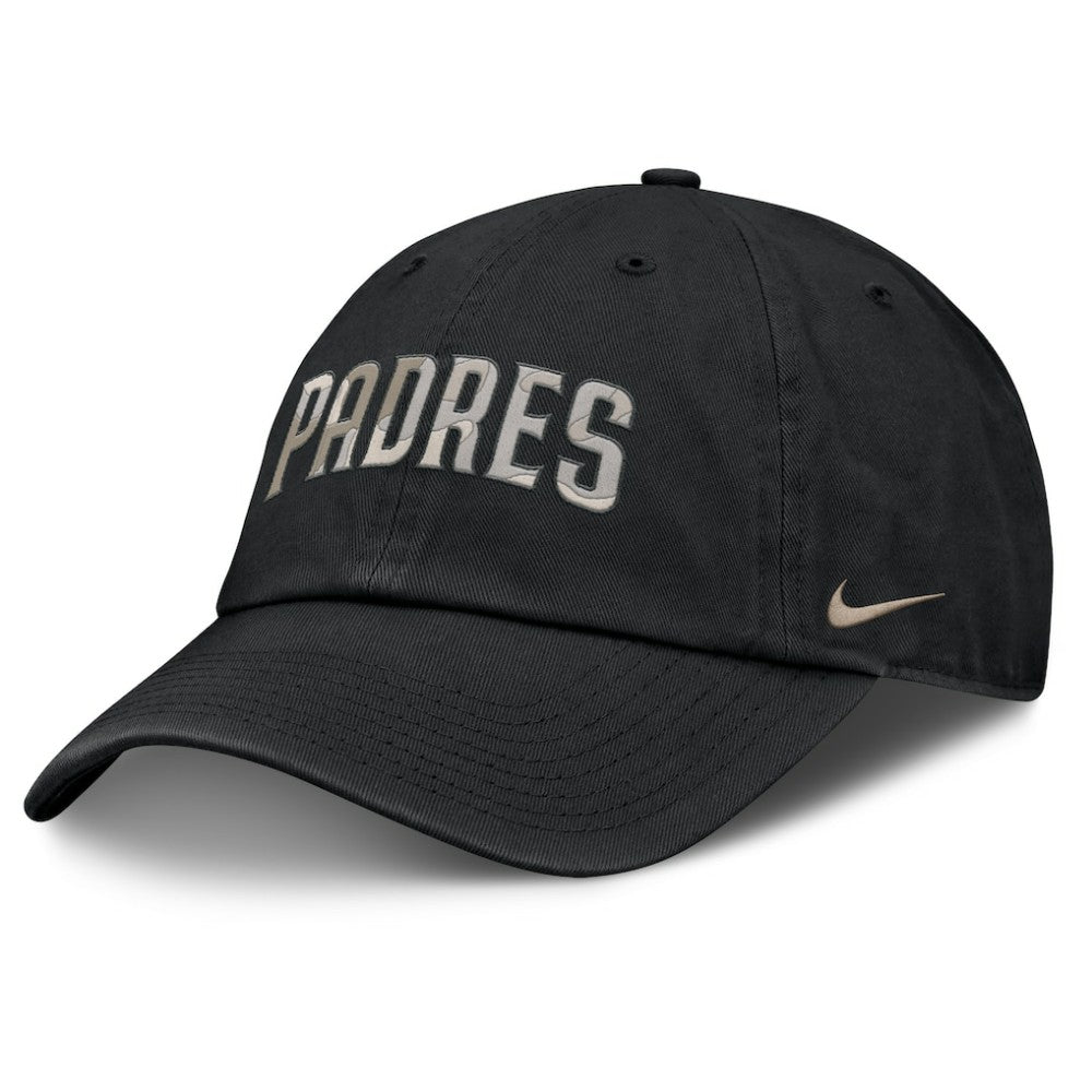 San Diego Padres Nike Camo Pack Club Adjustable Hat - Black Hats