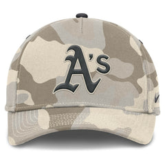 Athletics Nike Camo Pack Rise Adjustable Hat - Natural Hats