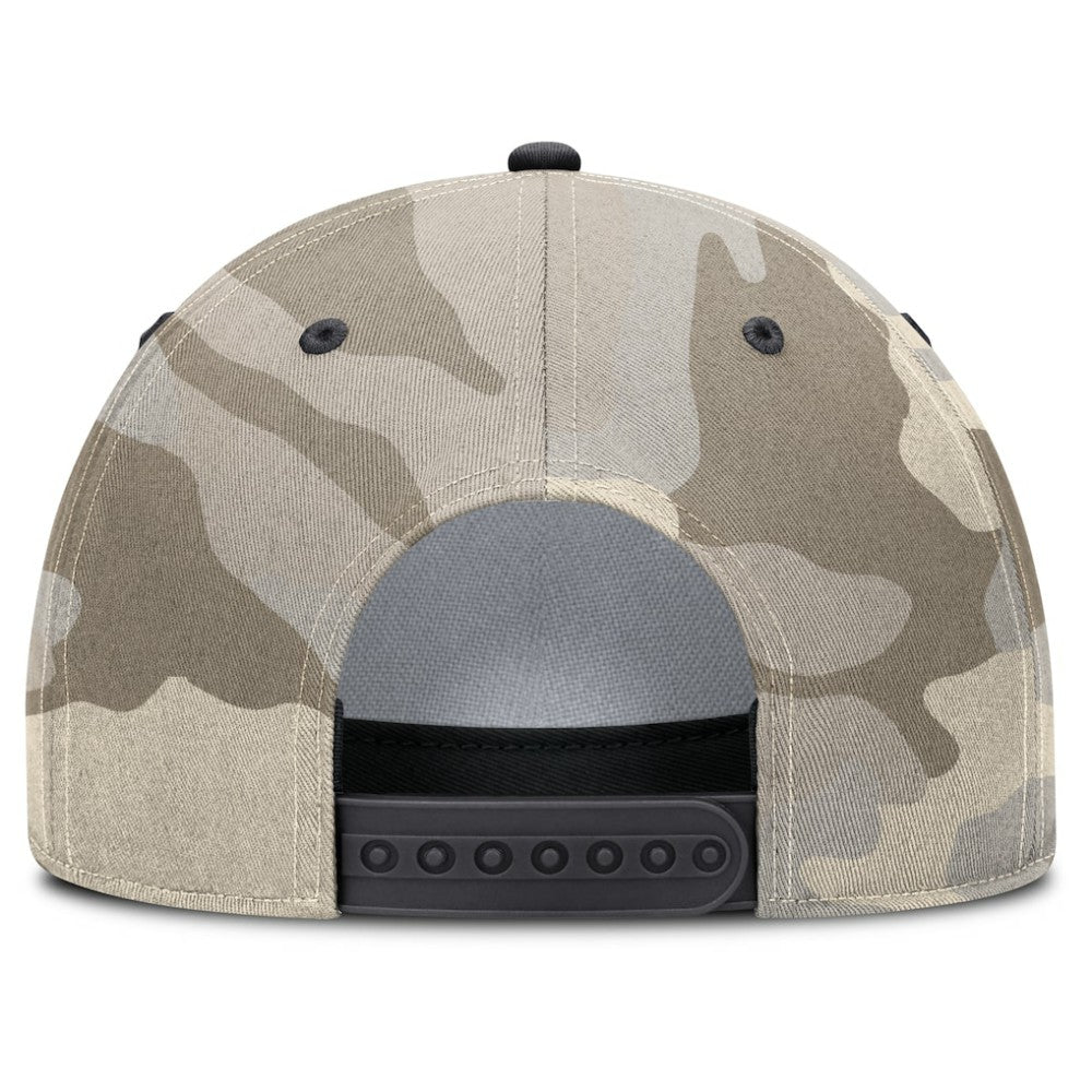 Athletics Nike Camo Pack Rise Adjustable Hat - Natural Hats