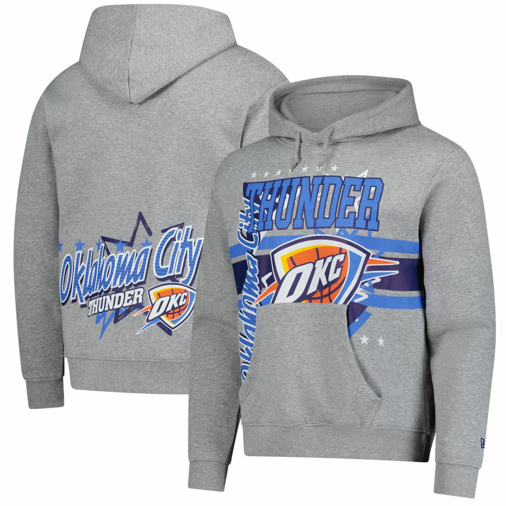 Oklahoma City Thunder Injection Sport Classics Fleece Hoodie Heather Gray