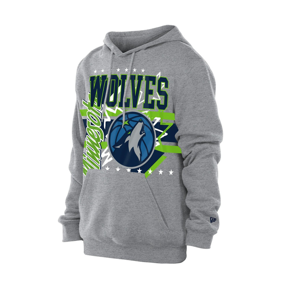 Minnesota Timberwolves Injection Sport Classics Fleece Hoodie Heather Gray