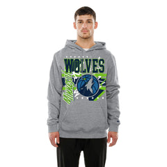 Minnesota Timberwolves Injection Sport Classics Fleece Hoodie Heather Gray