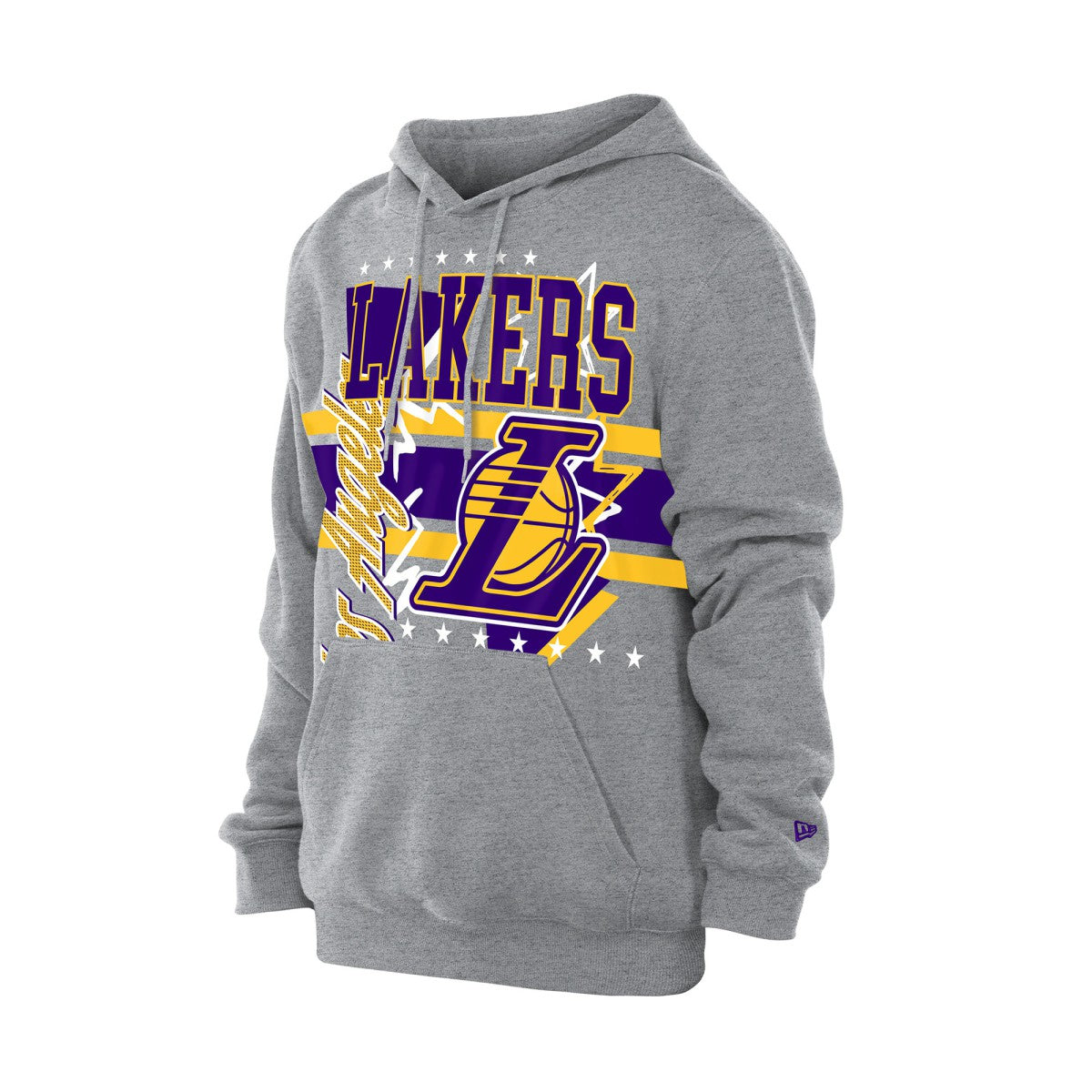 Los Angeles Lakers Injection Sport Classics Fleece Hoodie Heather Gray