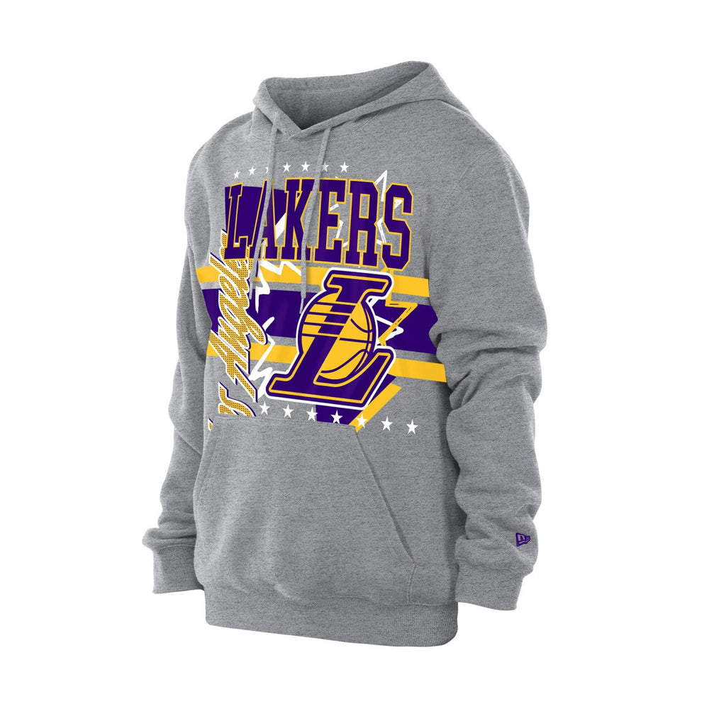 Los Angeles Lakers Injection Sport Classics Fleece Hoodie Heather Gray