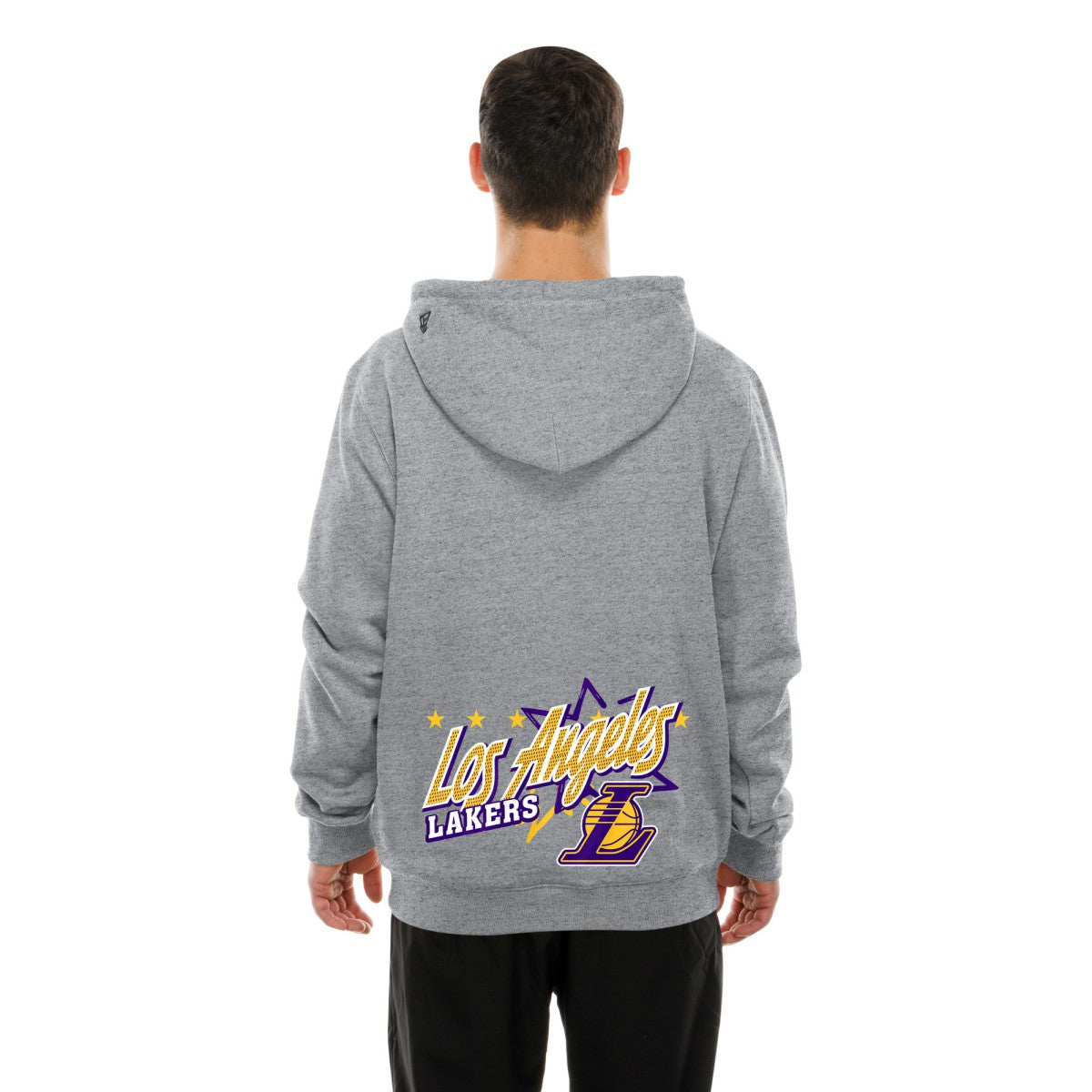 Los Angeles Lakers Injection Sport Classics Fleece Hoodie Heather Gray