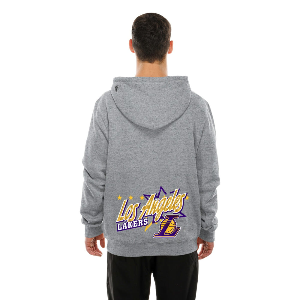 Los Angeles Lakers Injection Sport Classics Fleece Hoodie Heather Gray