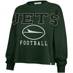 New York Jets '47 Women's Outreach City Oversized Long Sleeve T-Shirt Green