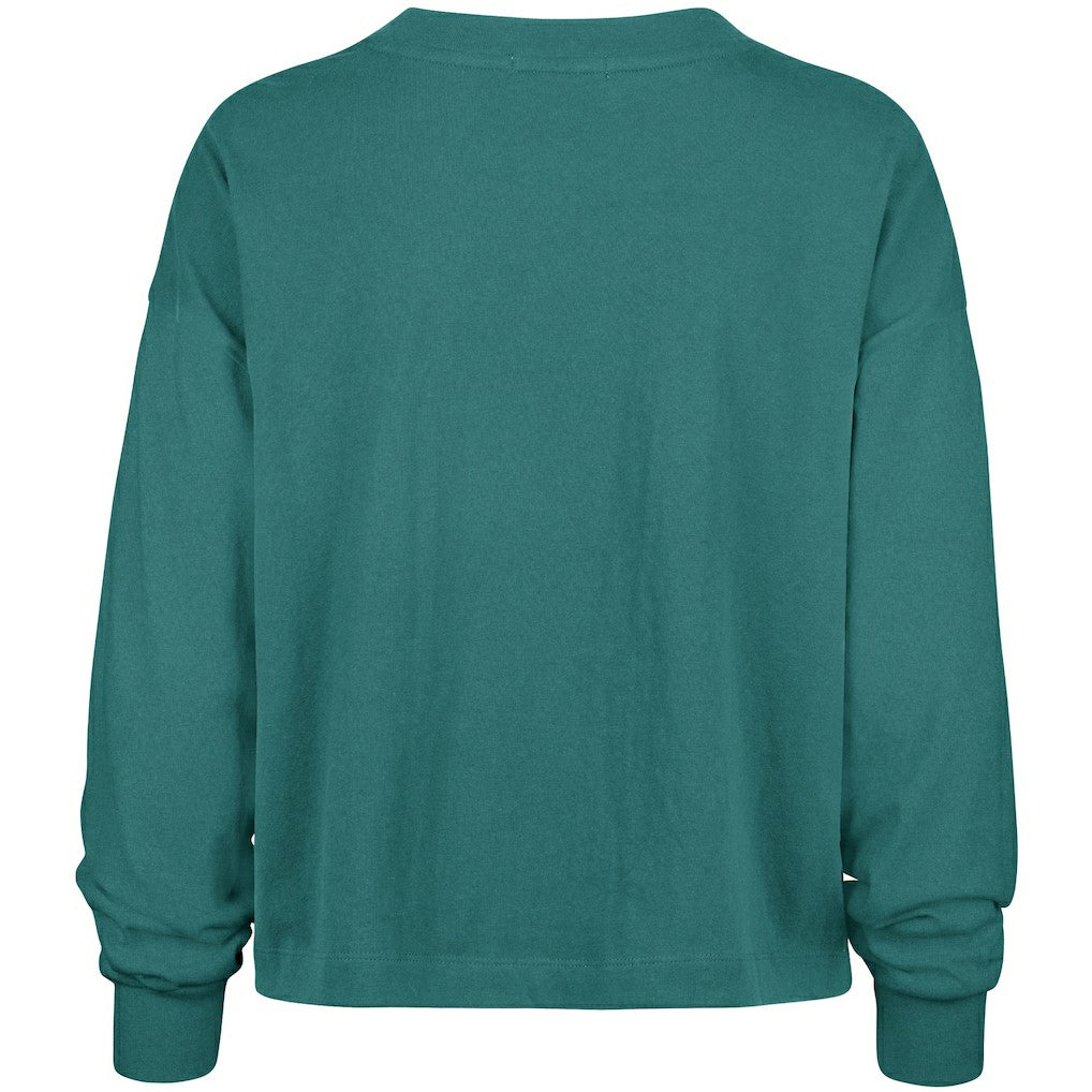 Miami Dolphins '47 Women's Outreach City Oversized Long Sleeve T-Shirt Aqua