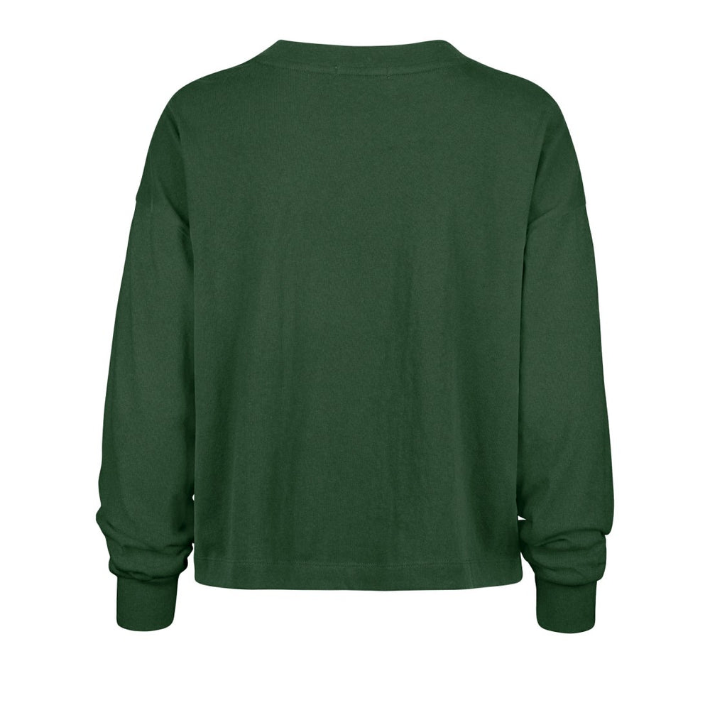 Green Bay Packers '47 Women's Outreach City Oversized Long Sleeve T-Shirt Green