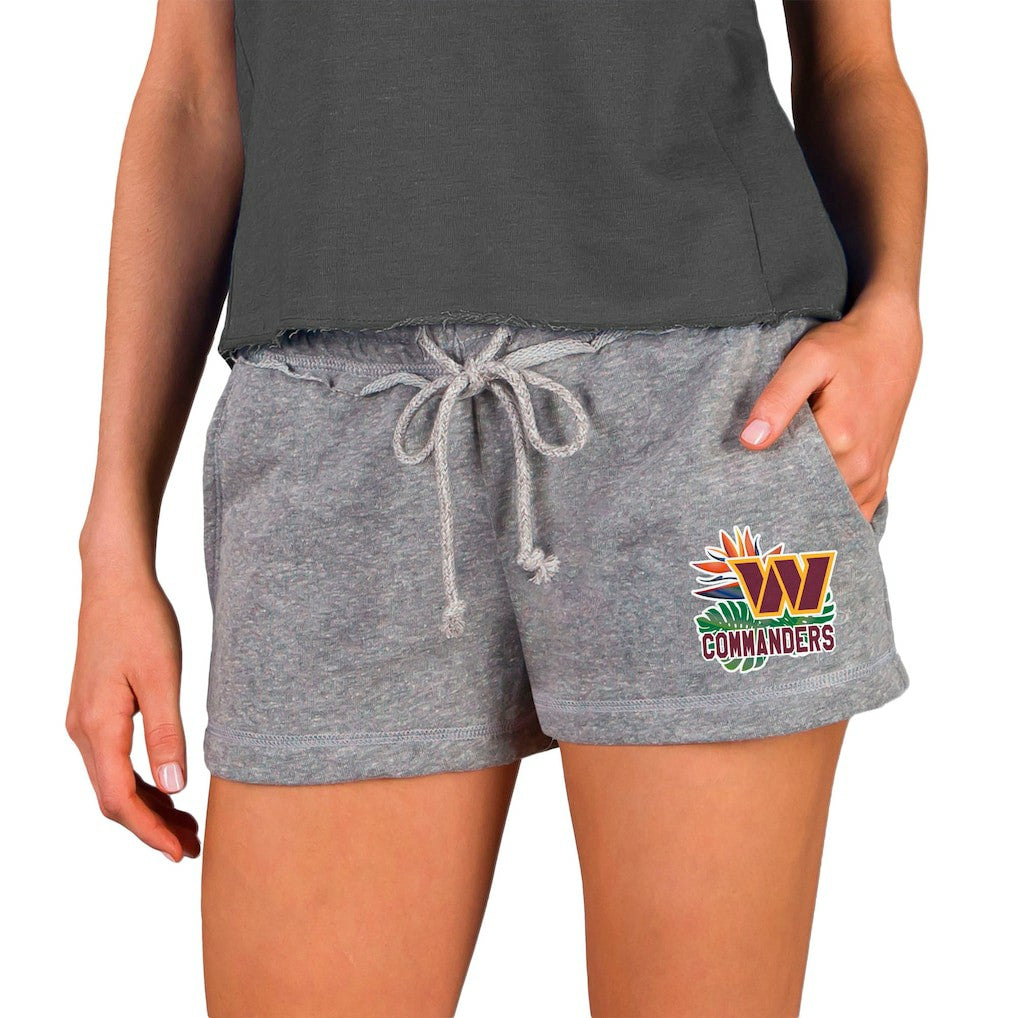 Washington Commanders Concepts Sport Women's Mainstream Terry Shorts Gray
