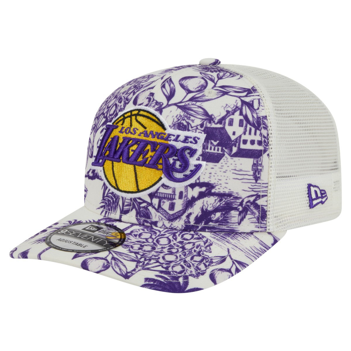 Los Angeles Lakers Lemon Tree 9SEVENTY Adjustable Hat White