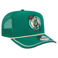 Boston Celtics Vintage Team Rope A-Frame 9FIFTY Snapback Hat Kelly Green