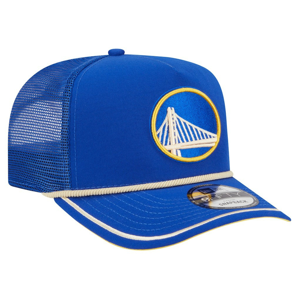 Golden State Warriors Vintage Team Rope A-Frame 9FIFTY Snapback Hat Royal