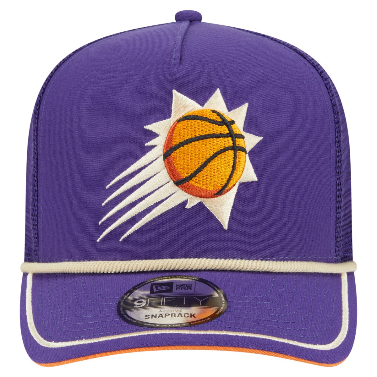 Phoenix Suns Vintage Team Rope A-Frame 9FIFTY Snapback Hat Purple