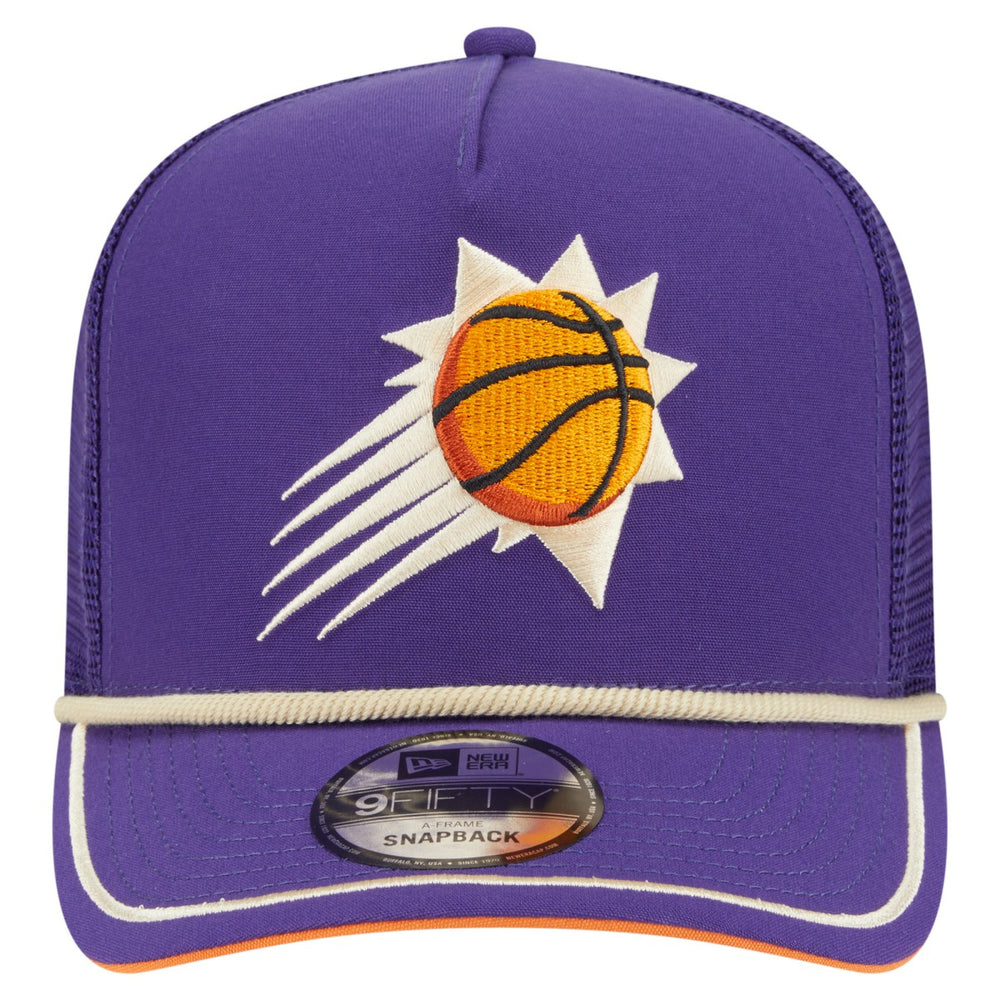 Phoenix Suns Vintage Team Rope A-Frame 9FIFTY Snapback Hat Purple