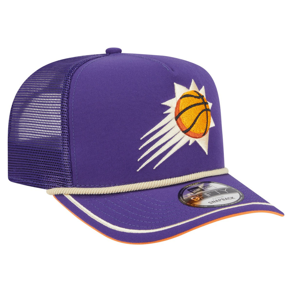 Phoenix Suns Vintage Team Rope A-Frame 9FIFTY Snapback Hat Purple