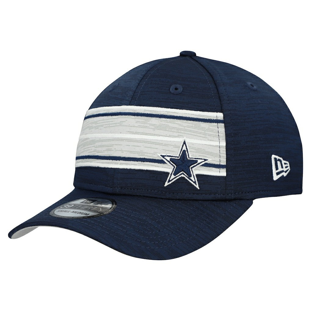 Dallas Cowboys New Era Stripes 39THIRTY Flex Hat Navy