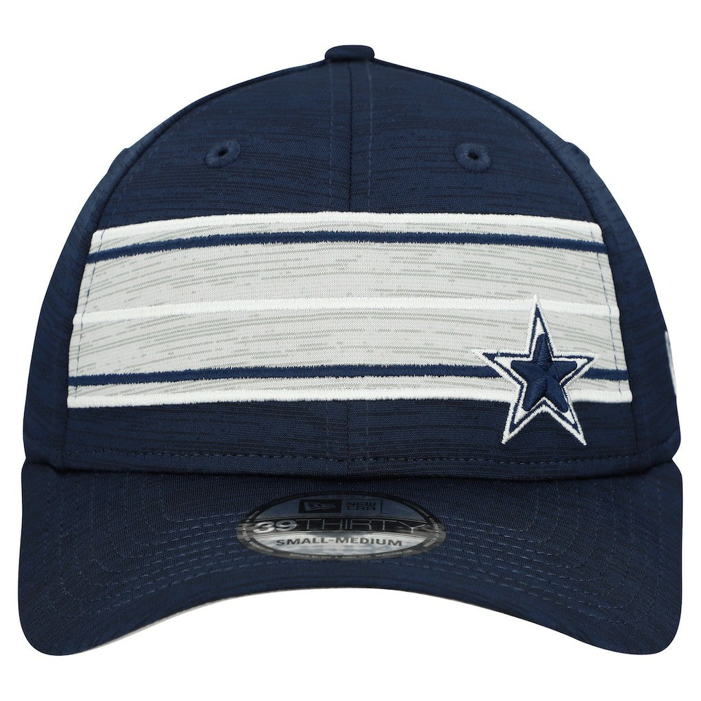 Dallas Cowboys New Era Stripes 39THIRTY Flex Hat Navy