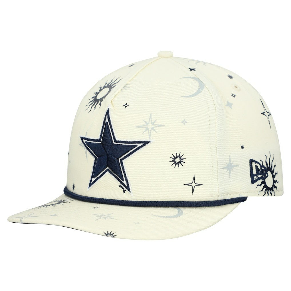 Dallas Cowboys New Era Celestial Golfer Snapback Hat Stone