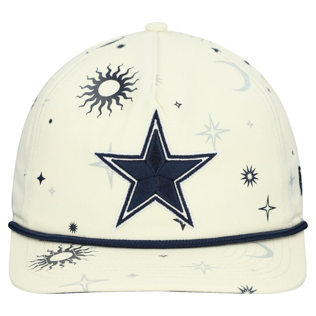 Dallas Cowboys New Era Celestial Golfer Snapback Hat Stone