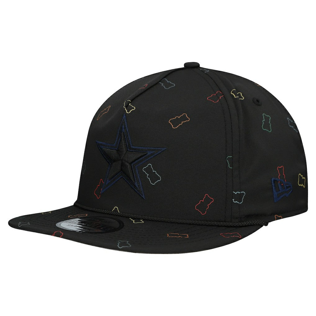 Dallas Cowboys New Era Gummy Golfer Snapback Hat Black