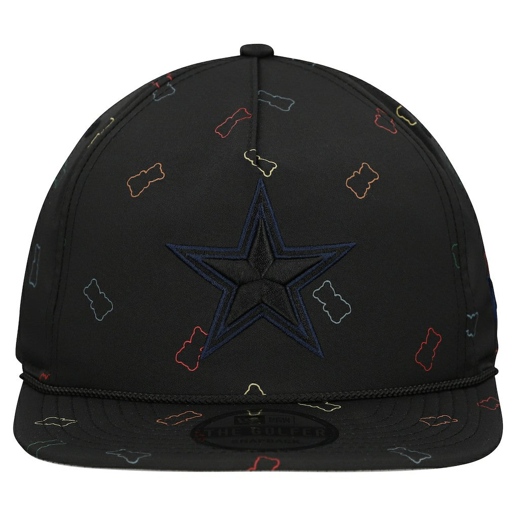 Dallas Cowboys New Era Gummy Golfer Snapback Hat Black