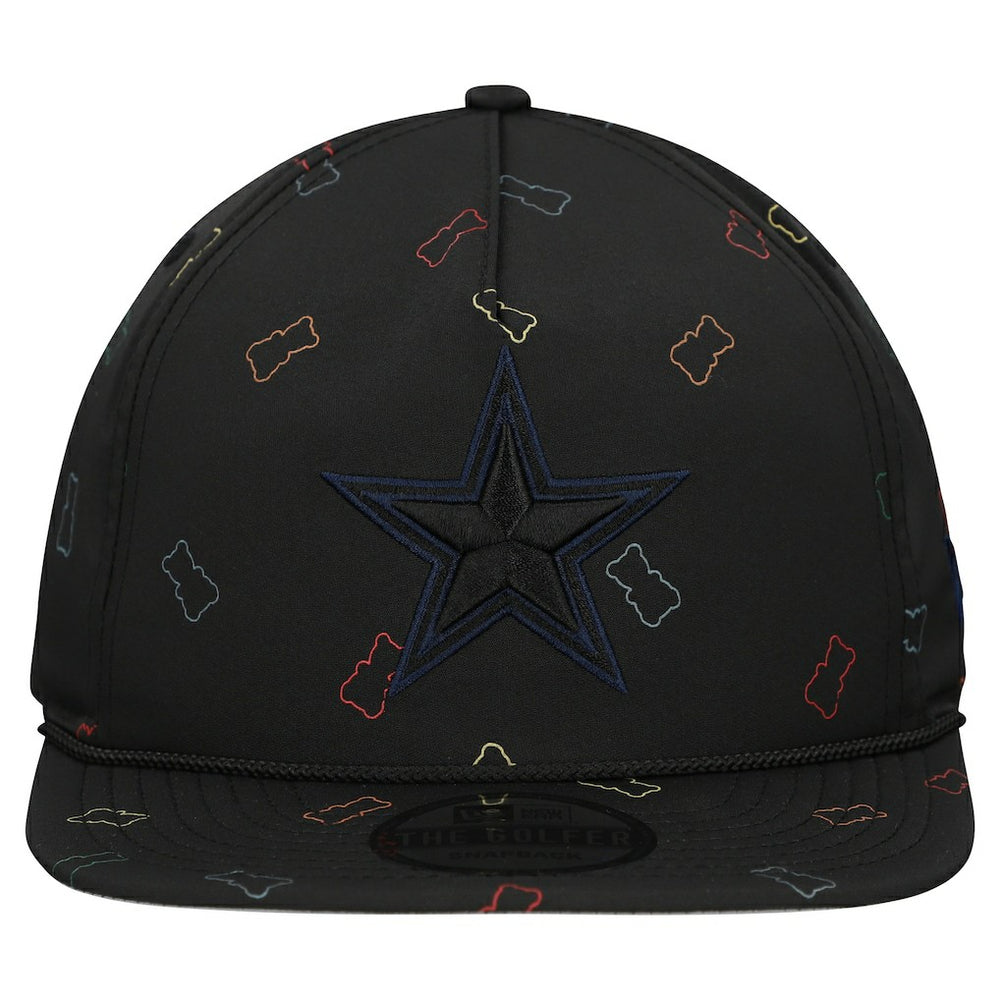 Dallas Cowboys New Era Gummy Golfer Snapback Hat Black