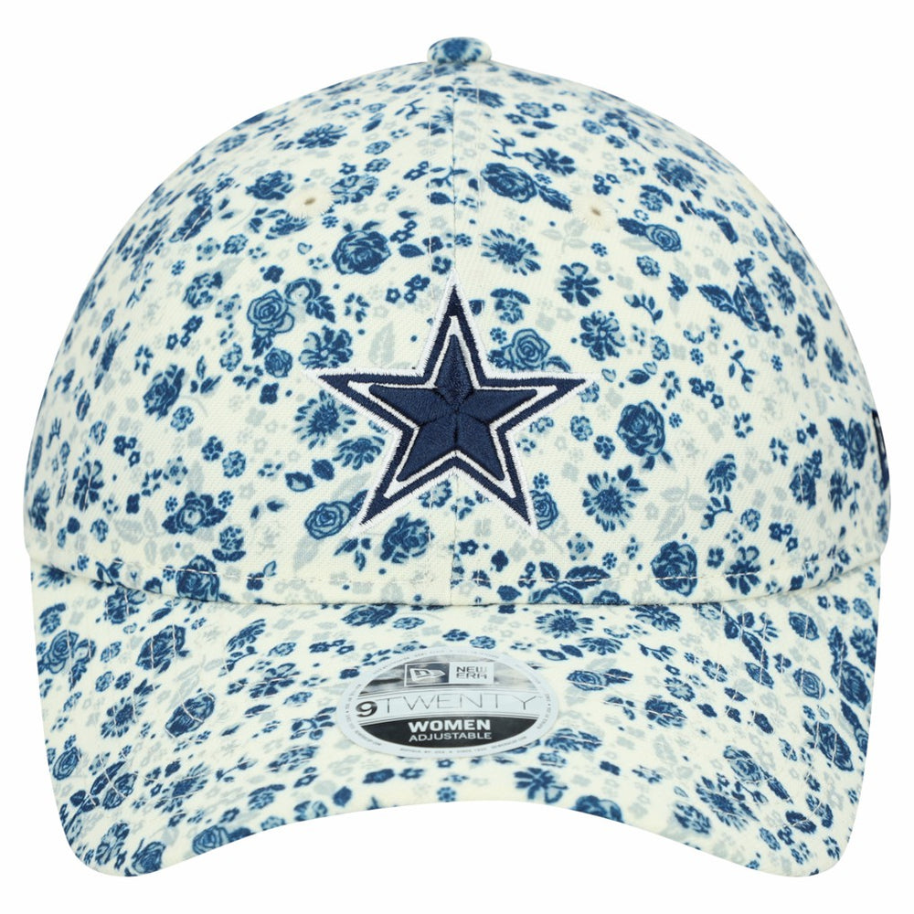 Dallas Cowboys New Era Women's Ditzy 9TWENTY Adjustable Hat Cream