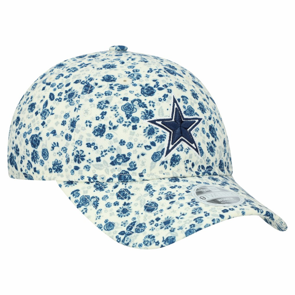 Dallas Cowboys New Era Women's Ditzy 9TWENTY Adjustable Hat Cream