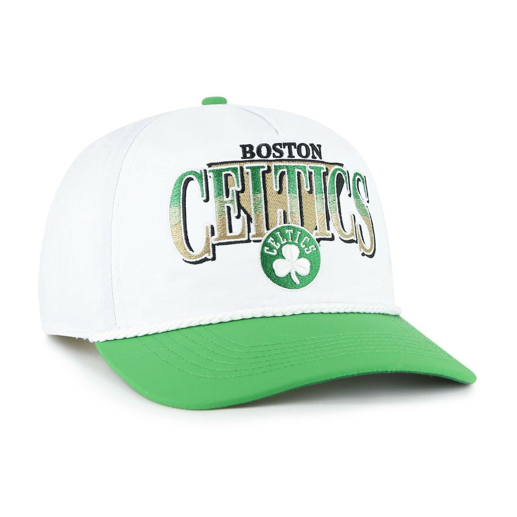 Boston Celtics '47 Tribute Two-Tone Hitch Adjustable Hat White/Kelly Green