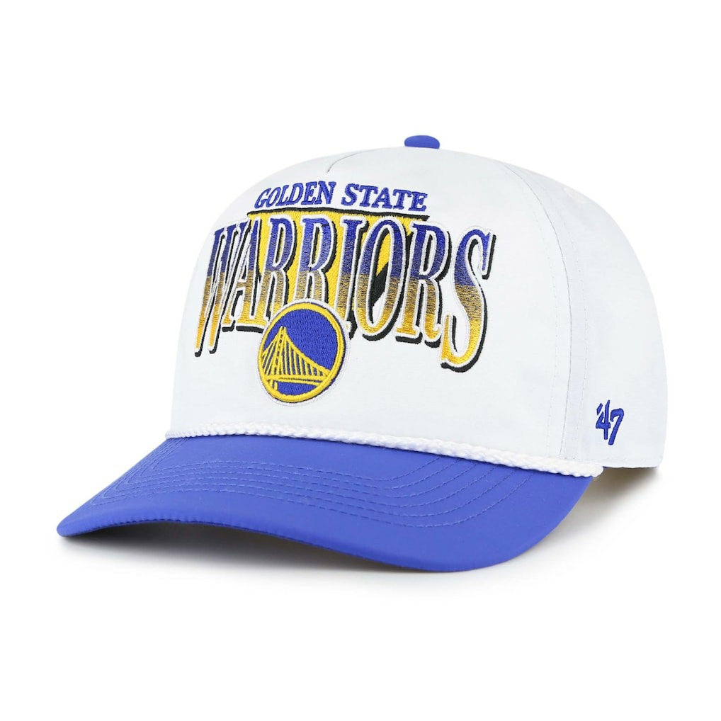Golden State Warriors '47 Tribute Two-Tone Hitch Adjustable Hat White/Royal