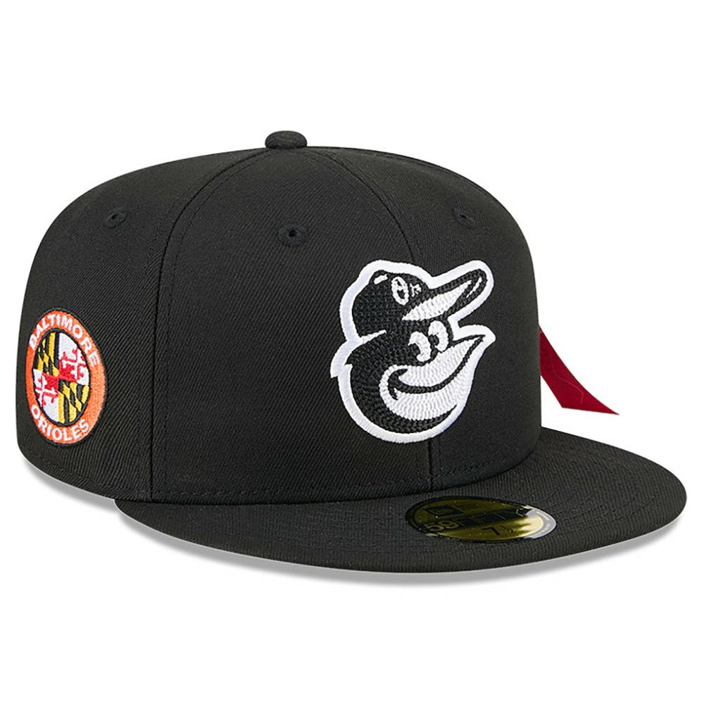 Baltimore Orioles New Era x Alpha Industries 59FIFTY Fitted Hat - Black Hats
