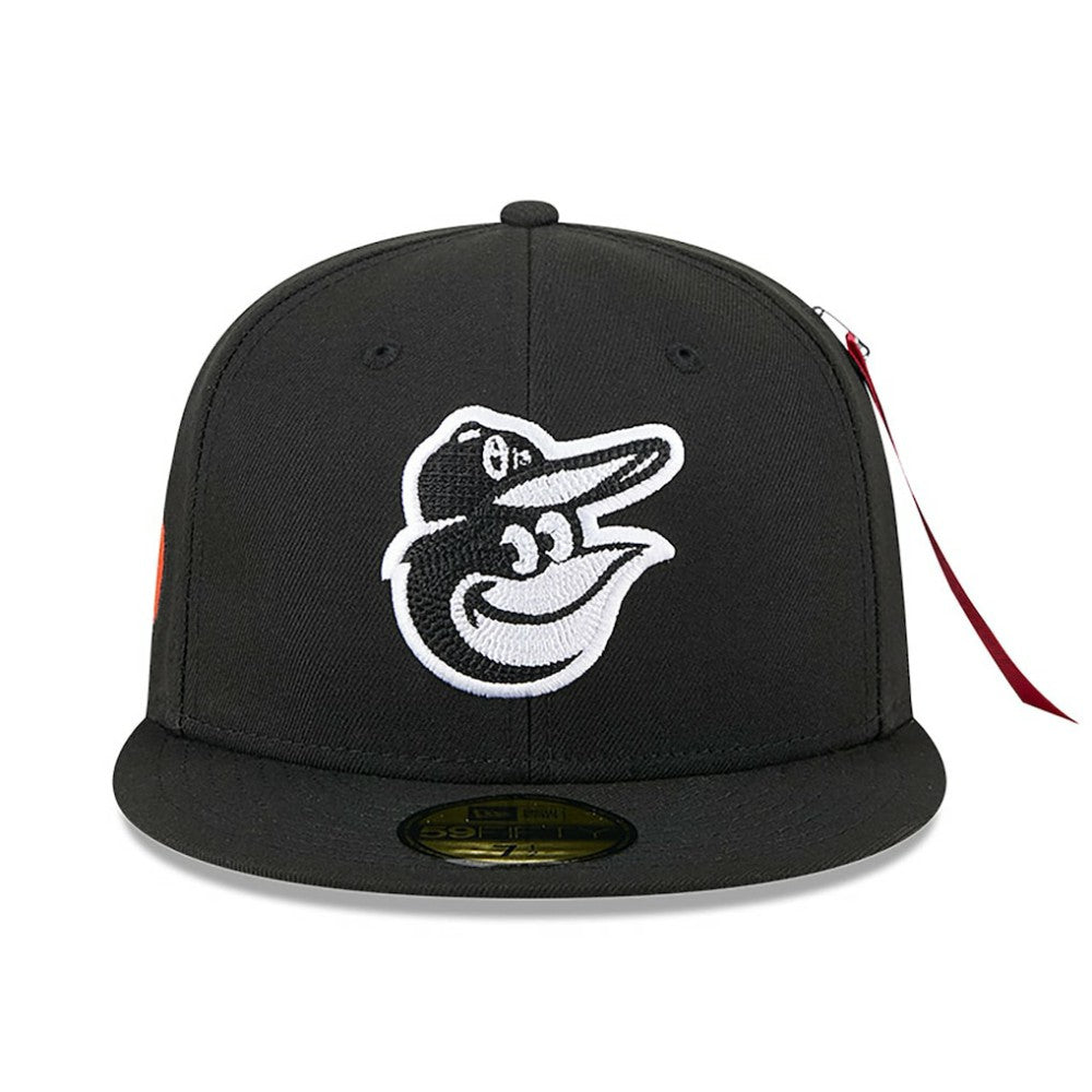 Baltimore Orioles New Era x Alpha Industries 59FIFTY Fitted Hat - Black Hats