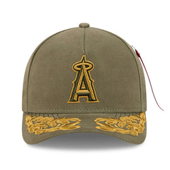 Los Angeles Angels New Era x Alpha Industries A-Frame 9FORTY Adjustable Hat - Olive Hats