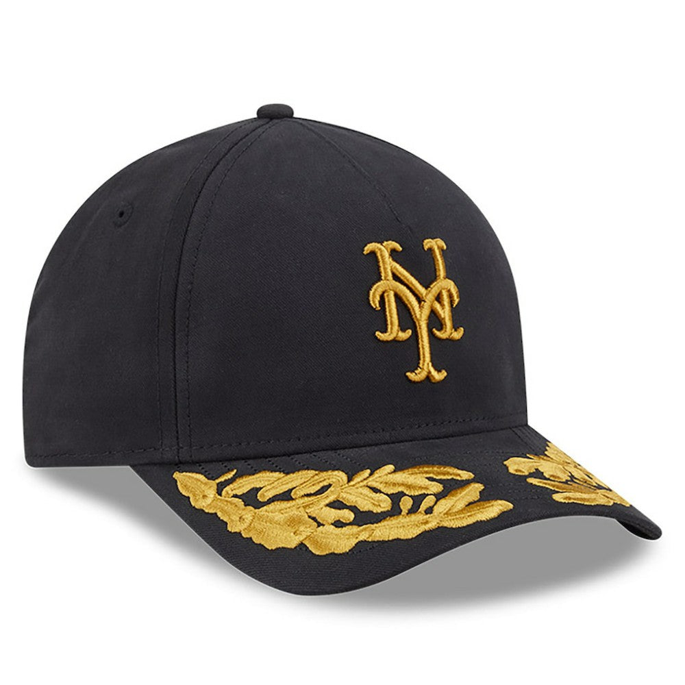 New York Mets New Era x Alpha Industries A-Frame 9FORTY Adjustable Hat - Black Hats