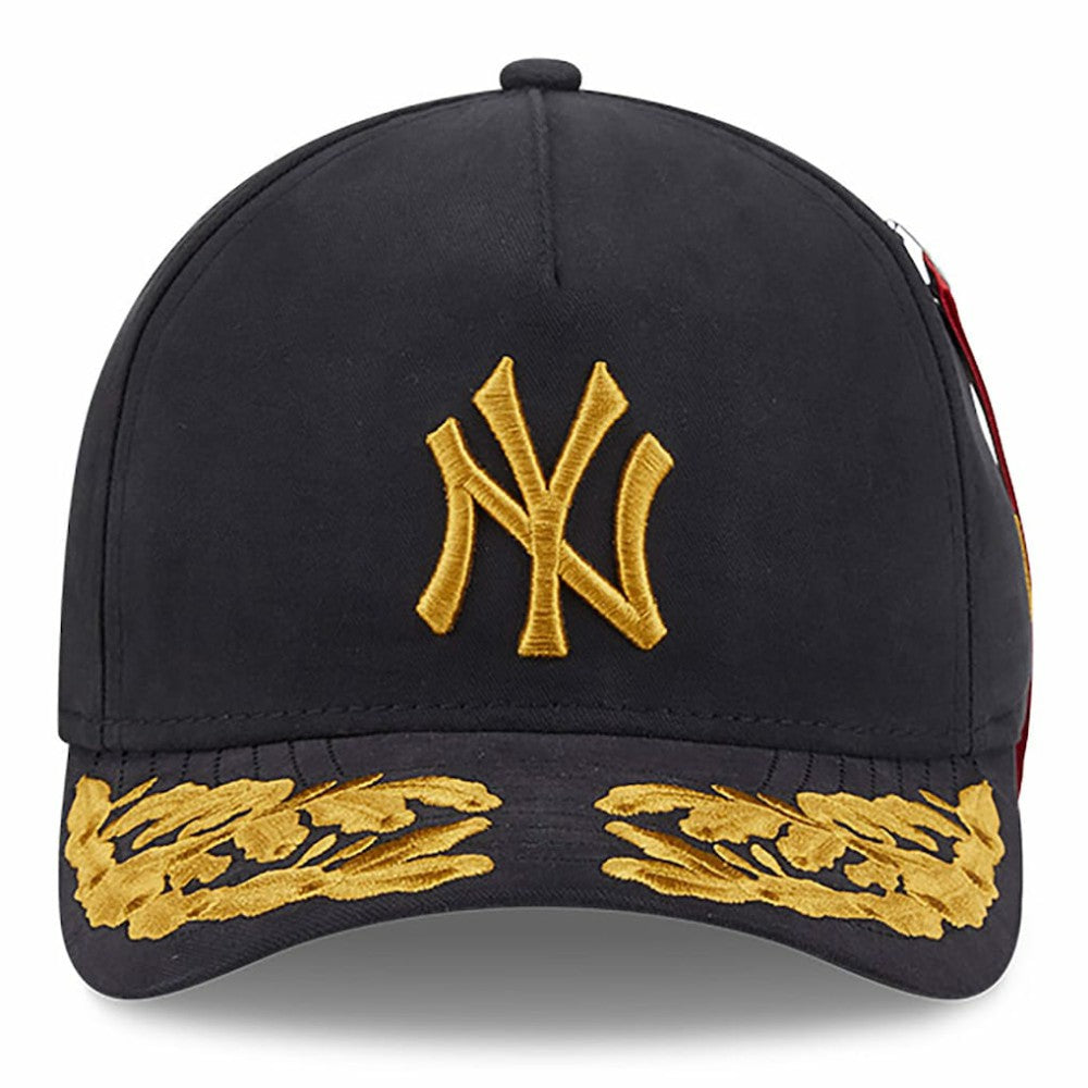 New York Yankees New Era x Alpha Industries A-Frame 9FORTY Adjustable Hat - Black Hats