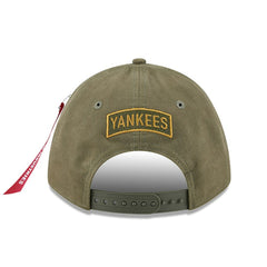 New York Yankees New Era x Alpha Industries A-Frame 9FORTY Adjustable Hat - Olive Hats