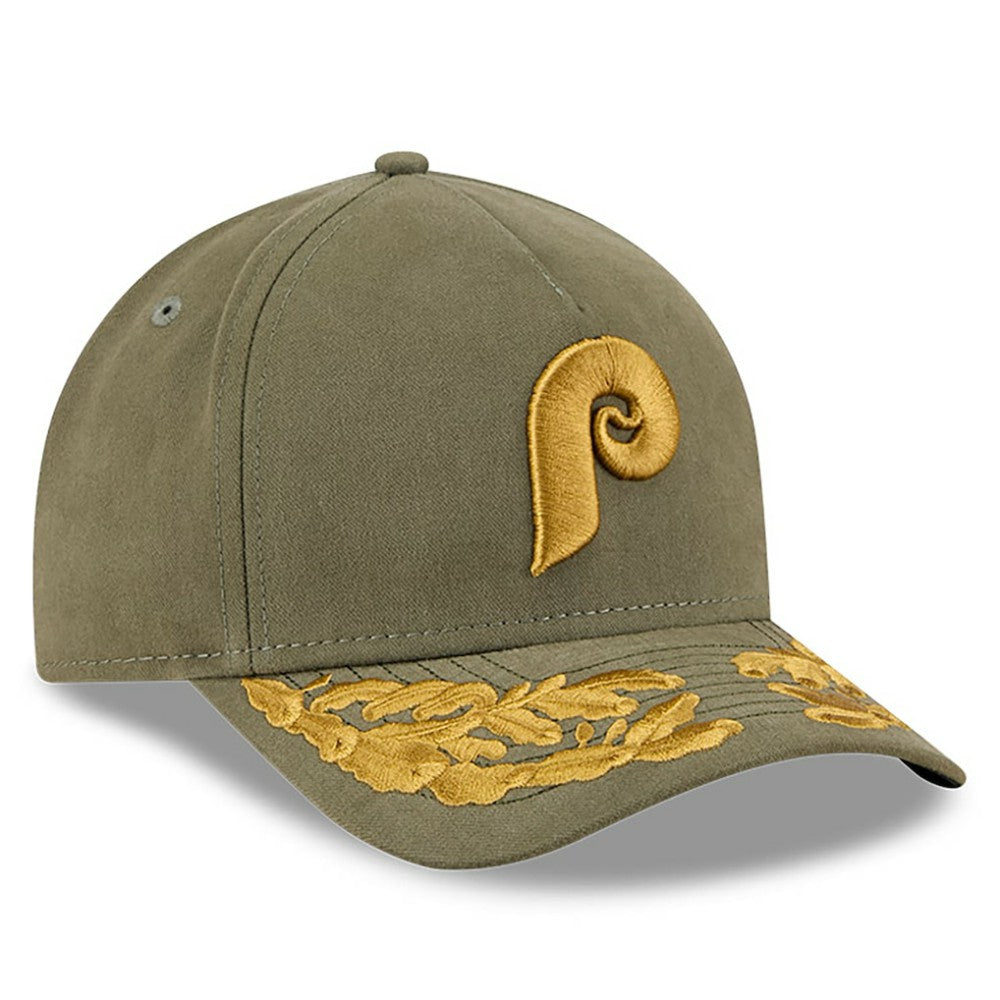 Philadelphia Phillies New Era x Alpha Industries A-Frame 9FORTY Adjustable Hat - Olive Hats