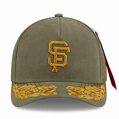 San Francisco Giants New Era x Alpha Industries A-Frame 9FORTY Adjustable Hat - Olive Hats
