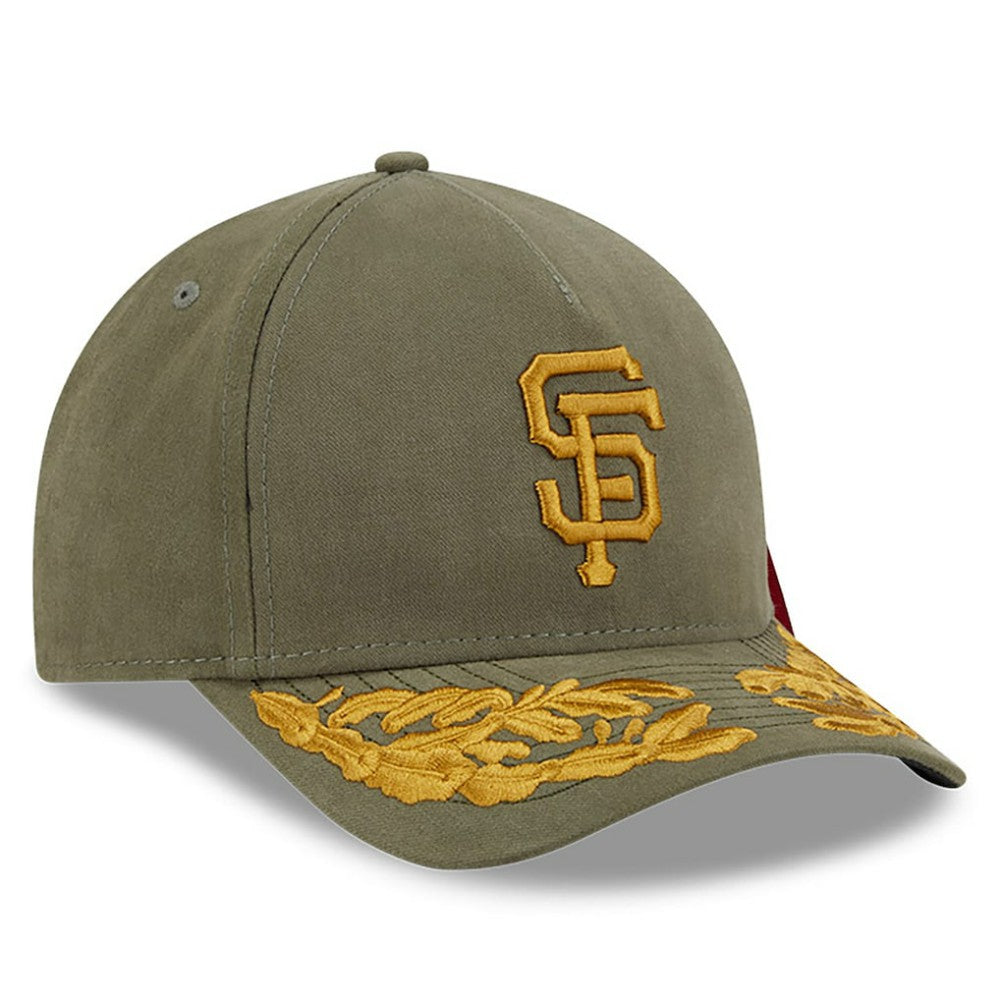 San Francisco Giants New Era x Alpha Industries A-Frame 9FORTY Adjustable Hat - Olive Hats