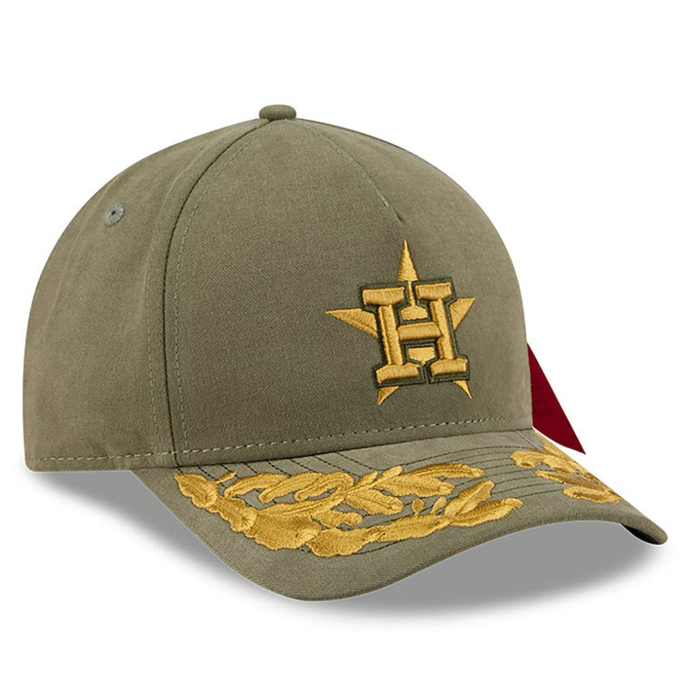Houston Astros New Era x Alpha Industries A-Frame 9FORTY Adjustable Hat - Olive Hats