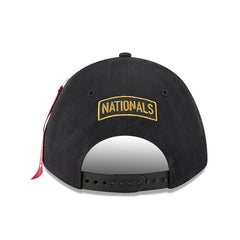 Washington Nationals New Era x Alpha Industries A-Frame 9FORTY Adjustable Hat - Black Hats