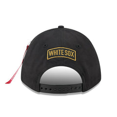 Chicago White Sox New Era x Alpha Industries A-Frame 9FORTY Adjustable Hat - Black Hats