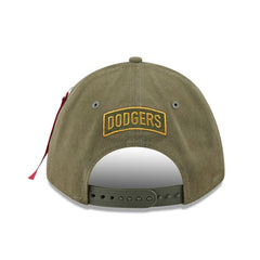 Los Angeles Dodgers New Era x Alpha Industries A-Frame 9FORTY Adjustable Hat - Olive Hats