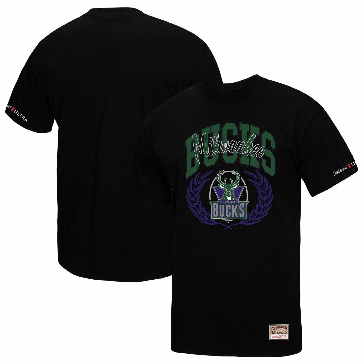 Milwaukee Bucks NBA x Michelob Ultra Rewind II T-Shirt Black